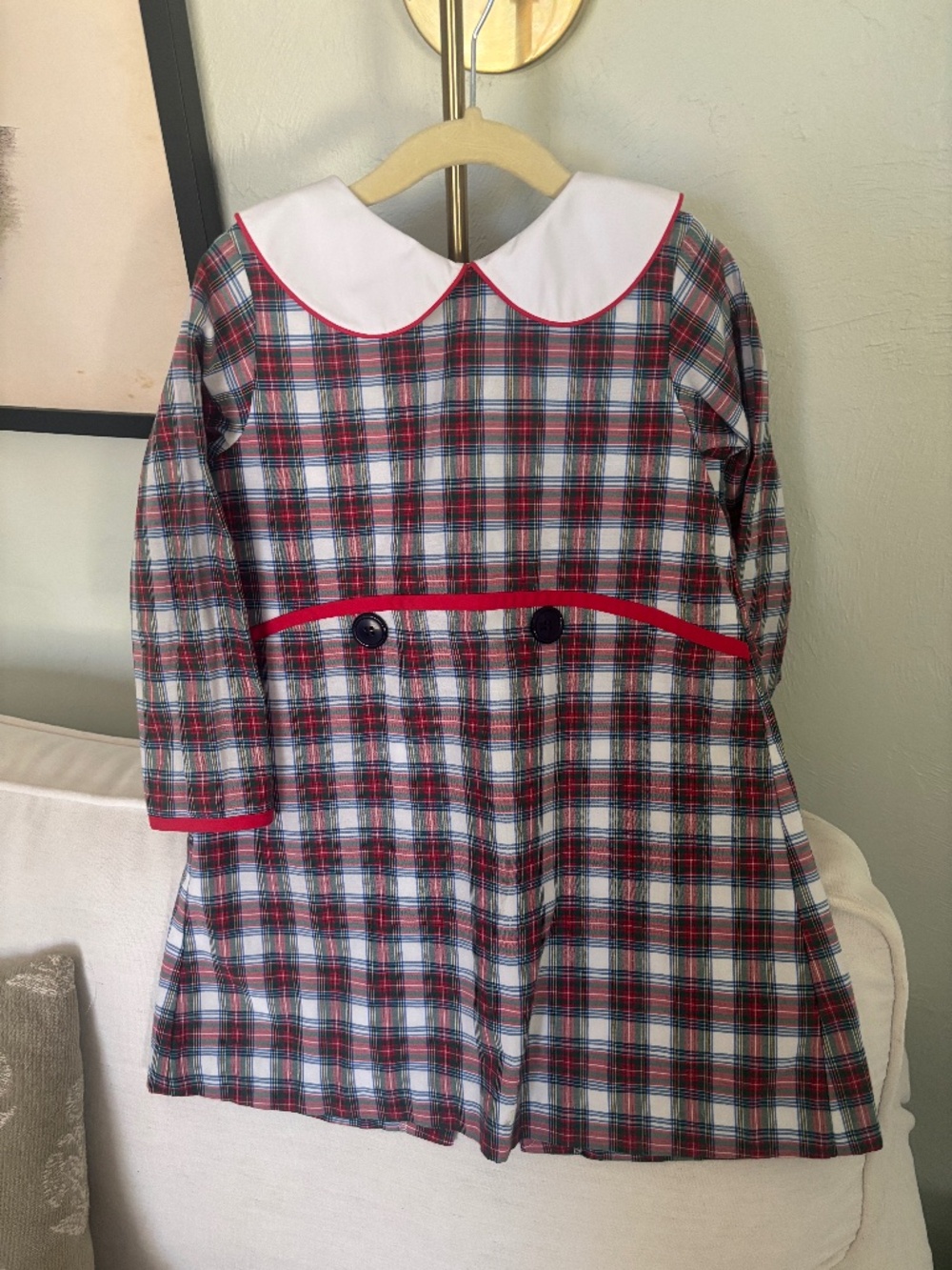 The Beaufort Bonnet Company dress sz 5 Lindy’s lunch dress in Tillingham Tartan